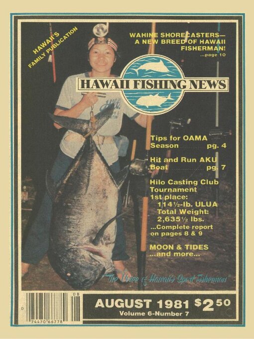 Title details for Hawaii Fishing News by Hawaii Fishing News, LLC - Available